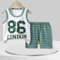 "86 London Magi "Short Sleeve Summer Baby T-Shirt set