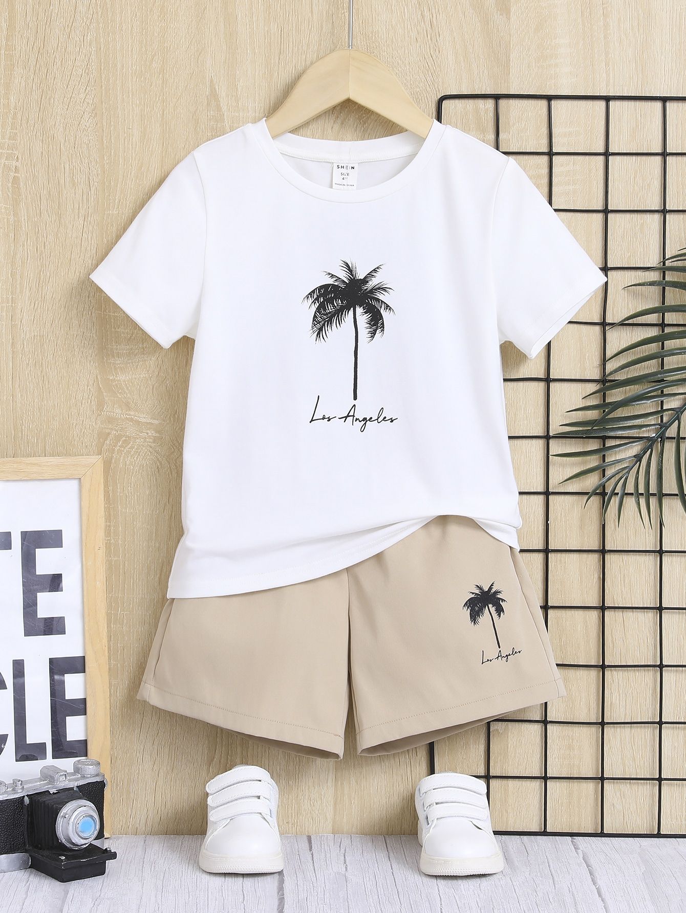 "White Tree"Short Sleeve Summer Baby T-Shirt set